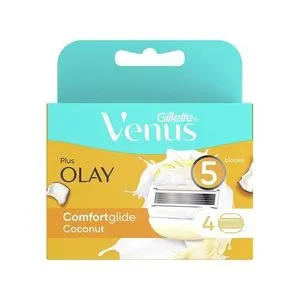 Gillette Venus Coconut Razor Blade With Olay For Women - 4 Pieces