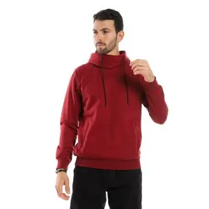 Caesar Mens Plain Hoodiewith Side Pockets