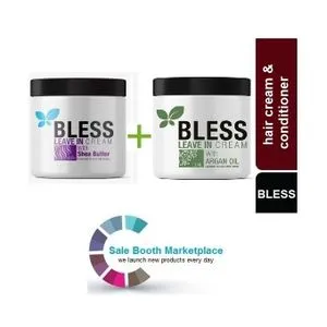 Bless Leave In Cream With Shea Butter  & Cream With Argan - 450 ML