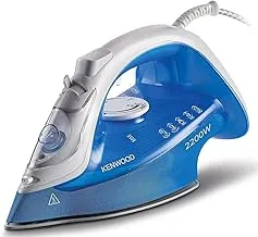 Kenwood Steam Iron 2200 Watts, 300ml Large Capacity, Ceramic Sole Plate – International Warranty – STP60.000WB