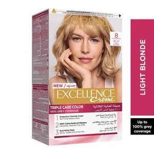 L'Oreal Paris Paris Excellence Creme Hair Color - 8 Light Blonde