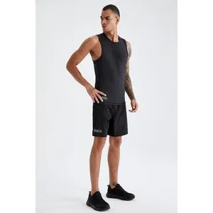 Defacto Man Knitted Slim Fit Short - Black