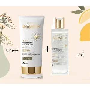 Beesline 4in1 Whitening Cleanse 150ML + Whitening Facial Toner 200 ML.