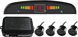 Car led parking sensor monitor auto reverse backup radar detector, 4 sensors