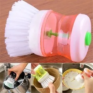 Dish-washing Brush With Dispenser