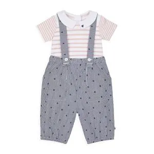 Mothercare Heritage Boat Dungarees And Bodysuit Set