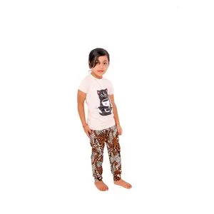 Caesar Girl Summer Pajama Printed Kids Clothes