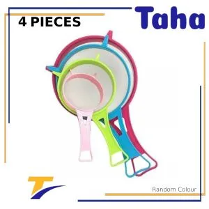 Taha Offer Plastic Strainer Set Of Different Sizes, 4 Pieces