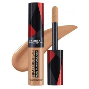 L'Oreal Paris خافي عيوب مقاوم للماء لتغطية كاملة Infaillible More Than Concealer - 328.5 Crème Brulée