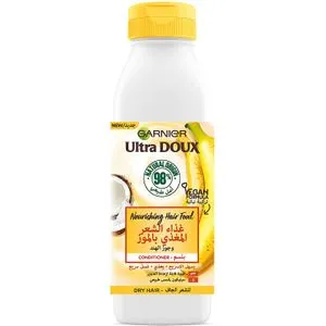 Garnier Ultra Doux بلسم تغذية الشعر المغذي للشعر الجاف - موز - 350 مل