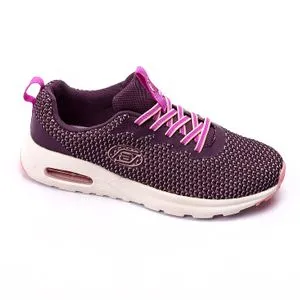 Activ Stitched Slip On With Decorative Lace Up Rose & Purple Sneakers