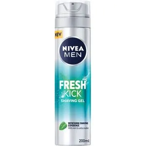 NIVEA MEN MEN Shaving Gel, Fresh & Cool Mint Extracts, 200ml