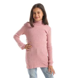 Caesar Girls Wool Pullover With High Neck