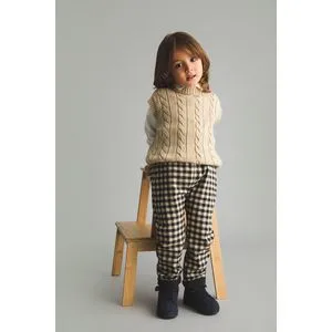 Defacto Babyboy Regular Fit Plaid Flanel Trousers