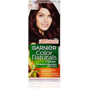 Garnier Color Naturals صبغة شعر دائمة - 3.6 بني داكن