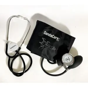 Sandacare Aneroid Professional Blood Pressure Monitor Sphygmomanometer With Stethoscope