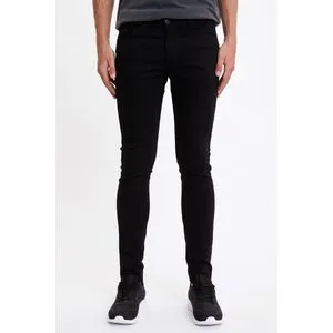 Defacto Man Black Super Skinny Fit Denim Jeans