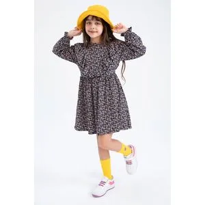 Defacto Girl Regular Fit Long Sleeve Knitted Dress