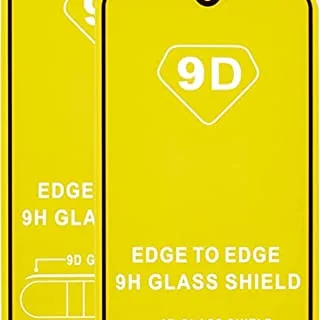 Dragon High Quality Glass Screen Protectors With Black Frame For Realme X2 Set of 2 Pieces - Transparent