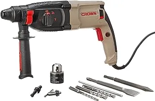 Crown rotary hammer sds plus 26mm 800w (ct18182 bmc)