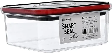 Neoflam sm-aq-m21 smart seal square storage box, 0.9 litre