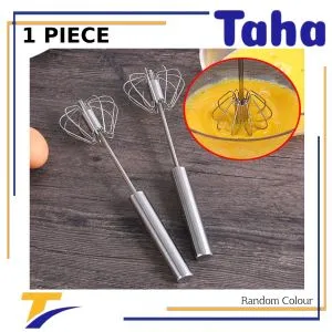 Taha Offer Stainless Steel Auto Rotating Whisk 1 Piece