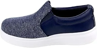 MuswannaA Hawsa Kids Polyster Shoes For Boys-Navy-22 EU