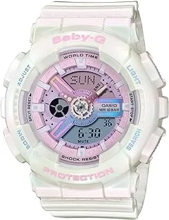 Casio baby-g watch digital analog multi color dial resin band ba-110pl-7a1dr