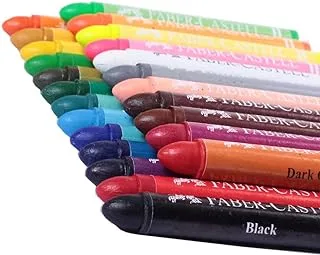 Faber Castell Jumbo 9 cm Wax Crayons - Pack Of 24