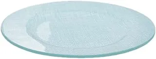 Sega High Quality Glass Plate, 21cm - Turquoise Spin