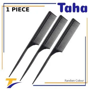 Taha Offer  Thin Tapered Comb For Precise Sectioning And Curling 1 Piece