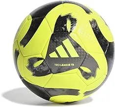 Adidas TIRO LGE TB SYELLO/BLACK/IRONMT FOOTBALL/SOCCER BALL (THERMAL-BONDING) HZ1295 for Unisex solar yellow size 4