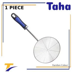 Taha Offer  Deep Frying Strainer With Plastic Handle Small Size 1 Piece