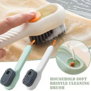 2pcs-Multifunctional Cleaning Brush For Shoes, Clothes And Upholstery.