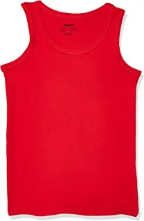 Papillon cotton undershirt sleeveless for boys-red-12 years- Relaxed Fit