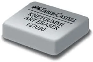 Faber Castell 127020 Eraser Square Set Of 18 - Grey