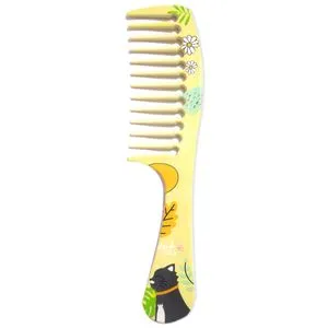 Plastic Flat Hair Comb Hair Styling Comb Multicolor 1Pcs