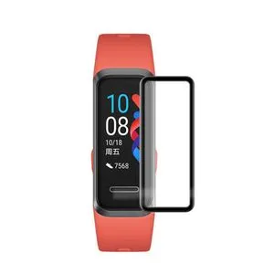 واقي شاشة Huawei Band 3 Pro مضاد للخدش عالي الدقة من الزجاج الناعم الشفاف