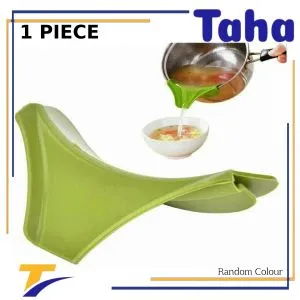 Taha Offer Silicone Gutter Funnel For All Sizes Of Bowls And Pans 1 Piece