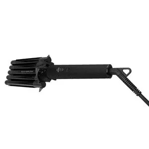 Rush Brush M2 Plus5 Crimper Black 5 أسطوانات من التيتانيوم ، أيوني ، 230 درجة مئوية