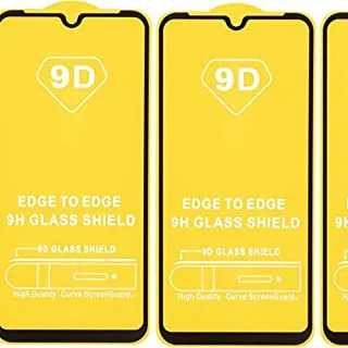 Dragon High Quality Glass Screen Protectors With Black Frame For Xiaomi Mi Play Set Of 2 Pieces - Transparent