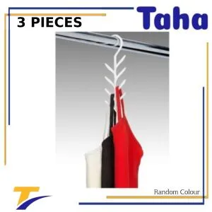 Taha Offer Clothes Hanger Tree Shape  3 Pcs