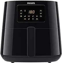 Philips Kitchen Appliances Essential Airfryer XL 2.65lb/6.2L Capacity Digital Airfryer with Rapid Air Technology, Easy Clean Basket, Black- HD9270/91-220V supply voltage and 50Hz