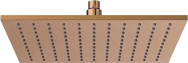 Roca burial head shower square 30 cm rose gold