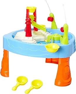 Water paradise fishing table set with sound and light 23pcs