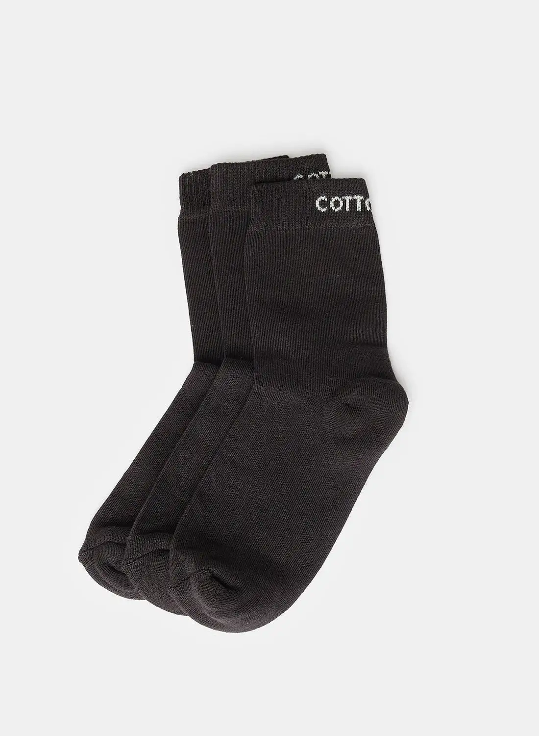 COTTONIL Set of 3 Socket socks 1/2 046