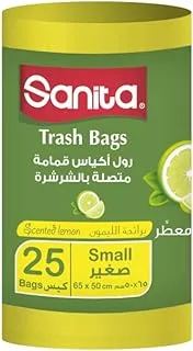 Sanita Trash Bags Small Yellow Scented Lemon