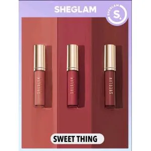 SHEGLAM Matte Allure Mini Liquid Lipstick Set - Sweet Thing-14541