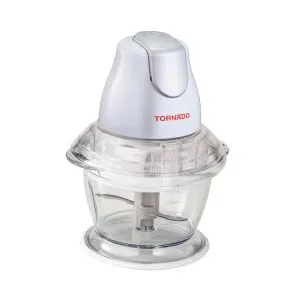 Tornado CH-400ML Chopper 400 Watt, 1 Liter, Molokhia Cutting - White