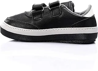 Hammer HK20-Two-Tone Faux Leather Velcro-Closure Sneakers for Kids